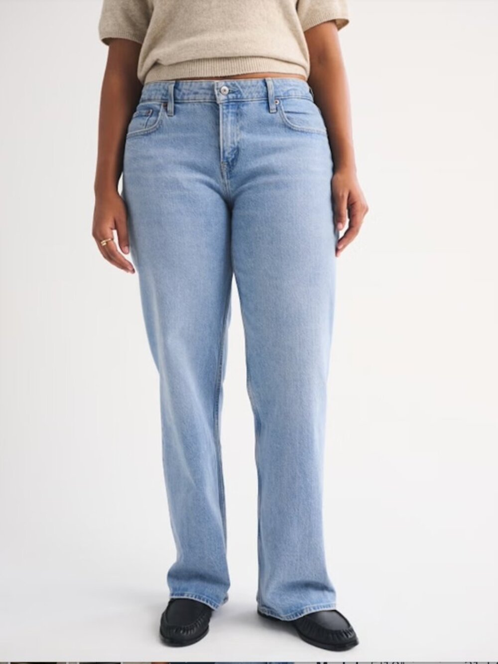 abercrombie Baggy Low Rise Jean
